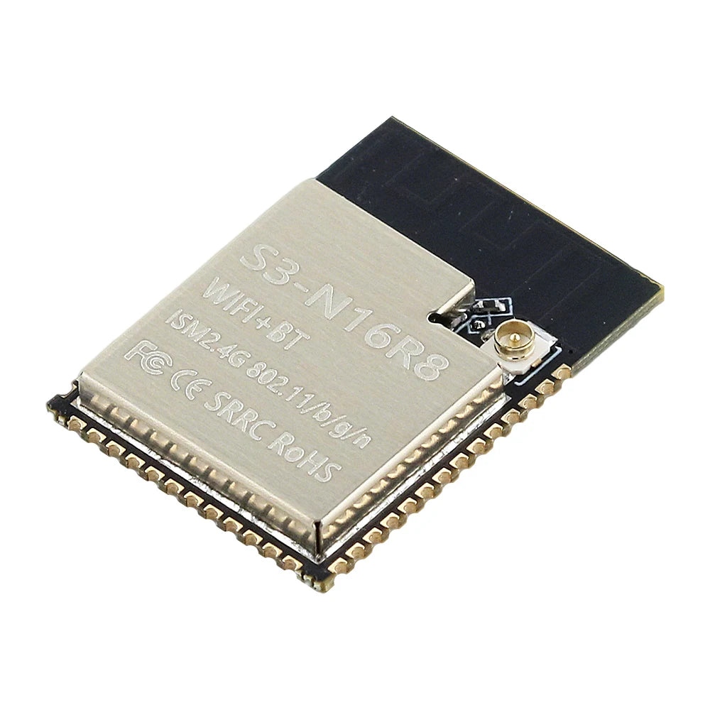 ESP32-S3 N16R8 2.4G Wifi BT Module with Dual-Core Low Power MCU Internet of Things 8MB PSRAM 16MB Flash ESP32-S3