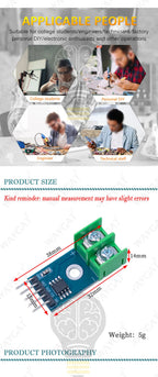 MAX31850 MAX6675 K,J,N,T,E thermocouple module temperature measurement acquisition and detection sensor