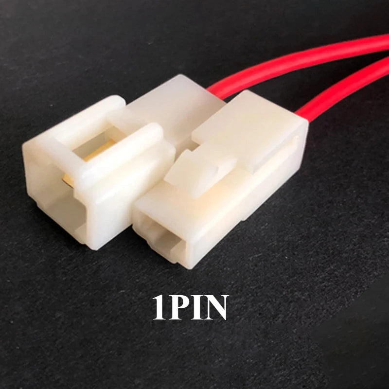 1Set 1/2/3/4/6/8P 6.3mm Automobile Harness Connector 15cm High Current Equipment Cable Male Female Plug Butt Joint 0.75mm2 18AWG