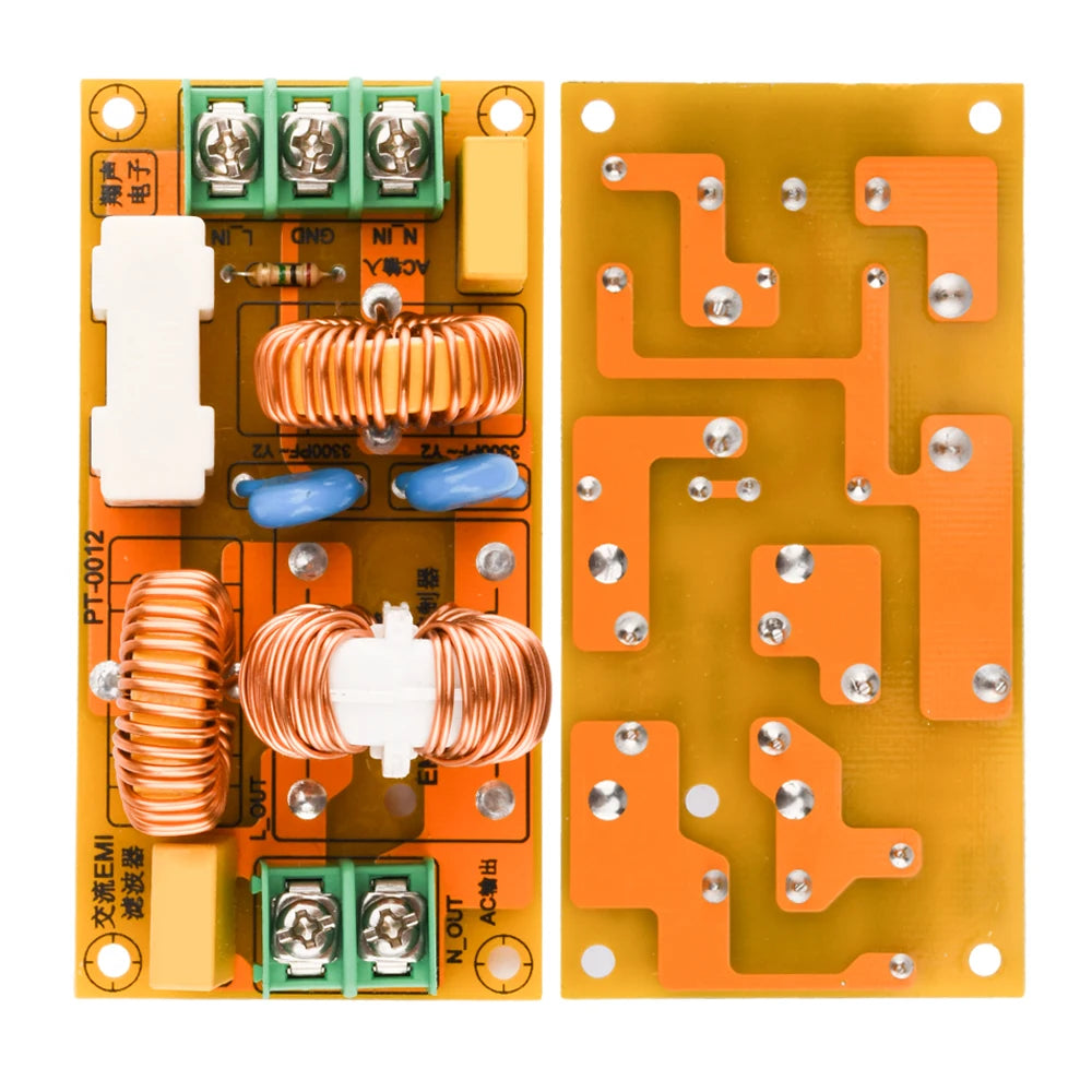 Power Supply Filter EMI High Frequency Filter EMI Power Filter AC110-220V 2A 4A 10A 20A Filtering Board