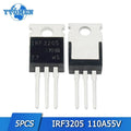 5PCS IRFZ44N Mosfet Transistor IRF3205 IRF540N Power MOSFET TO-220 Transistors Kit IRFZ44NPBF IRF540