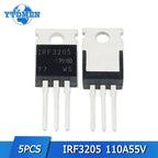 5PCS IRFZ44N Mosfet Transistor IRF3205 IRF540N Power MOSFET TO-220 Transistors Kit IRFZ44NPBF IRF540