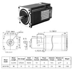 Closed Loop Integrated Stepper Motor Nema17 42mm/Nema23 57mm DC24V 2 Phase Stepper Motor Drive All-In-One Easy Servo Motor