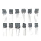 X49A-840Pcs/Set 24Values TO-92 Transistor BC547 BC327 BC337 2N2222 3904 PNP/NPN Transistors Set Electronics Assortment Kit