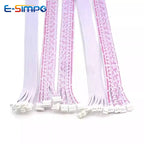 10pcs Ph2.0mm Male Connector Terminal Cable Lenght 20cm Red White Wire Pitch 10 pin Double Head 26AWG wire