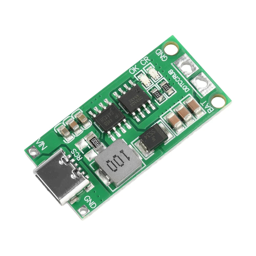 Type-C BMS 2S 3S 4S 1A 2A 4A 18650 Lithium Battery Charger Board Step-up Boost Module Li-Po Polymer Li-Ion Charger 8.4V 12.6V
