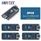 1-10pcs For Nano V3.0 Micro Controller Module ATmega328P Module Nano Board CH340 USB Cable Compatible with Arduino Nano V3.0