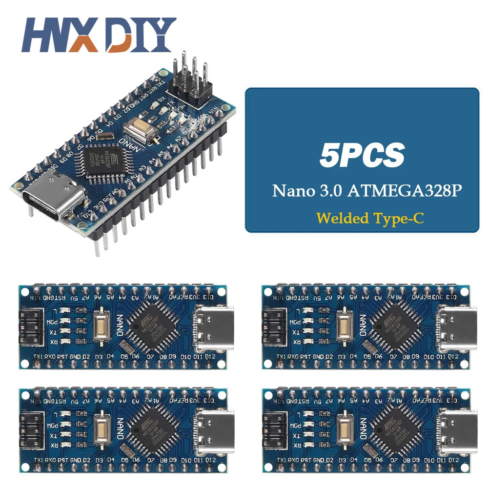1-10pcs For Nano V3.0 Micro Controller Module ATmega328P Module Nano Board CH340 USB Cable Compatible with Arduino Nano V3.0