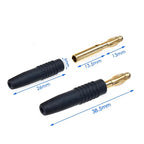 20/80/400Pcs 2mm Red Black Banana Male Plugs Banana Plug Connector Audio Speaker Wire Cable Connectors
