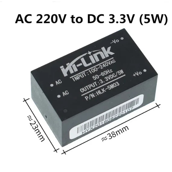 HLK-PM01 HLK-PM03 HLK-PM12 AC-DC 220V to 5V 3.3V 12V Intelligent Power Isolation Switch Module HLK-5M05 HLK-5M12 HLK-5M03