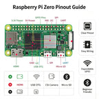 Raspberry Pi Zero /Zero W/Zero 2W Development Board 1GHz CPU 512MB RAM WiFi Bluetooth Mini HDMI USB OTG GPIO DIY IoT Starter Kit
