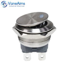 Metal Toggle Rocker Switch On Off 220v 12v 6v 22mm 2NO 4pin Latching Fixed 16A High Current LED Light Switch Car Boat Motorcycle