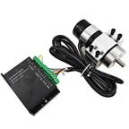 48V 500W ER11 Brushless Spindle+57MM Clamp with Screws+ 48V Brushless Motor Driver+ER11-10mm Built in HALL Sensor