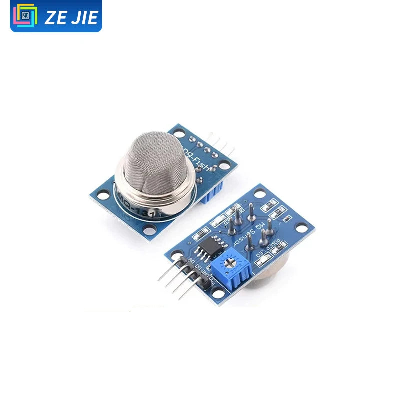 Smoke Gas Sensor Module MQ‑2/3/4/5/6/7/8/9/131/135/136/137, Alcohol Detection