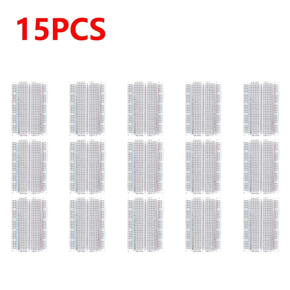 1-20pcs 400 Tie Points Solderless PCB Breadboard Spliceable Mini Universal Test Protoboard for Experiment Test Robot