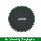 Wireless Charger For iPhone 17 16 15 14 13 Pro Max Induction Fast Charging Pad Dock Station For Samsung S25 S24 Xiaomi Huawei