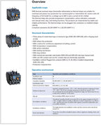 CHNT CHINT Relay NXR-100 30A-40A 37A-50A 48A-65A 63A-80A 80A-100A Thermal Overload Relay for NXC series AC Contactor