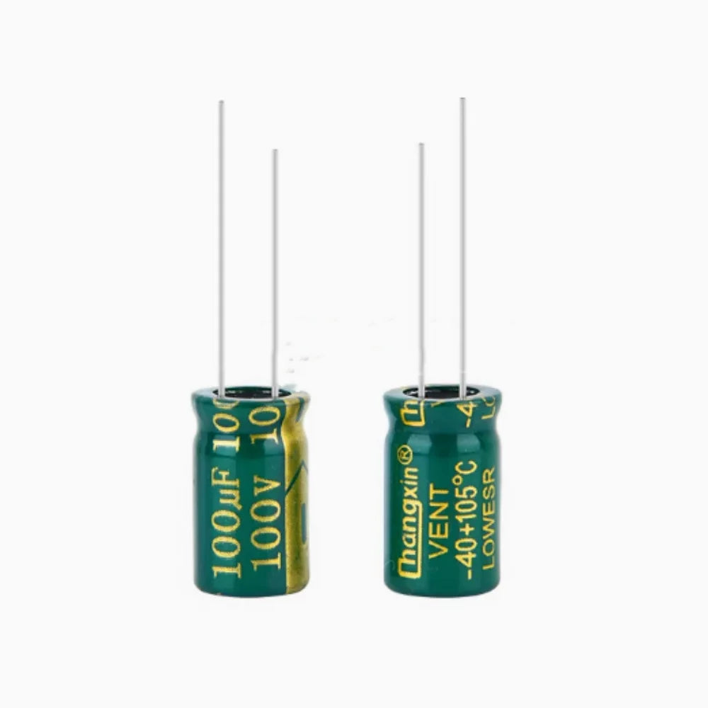 10PCS 100V100UF ELECTROLYTIC CAPACITOR 100UF 100V SIZE 10X17 /10X20MM