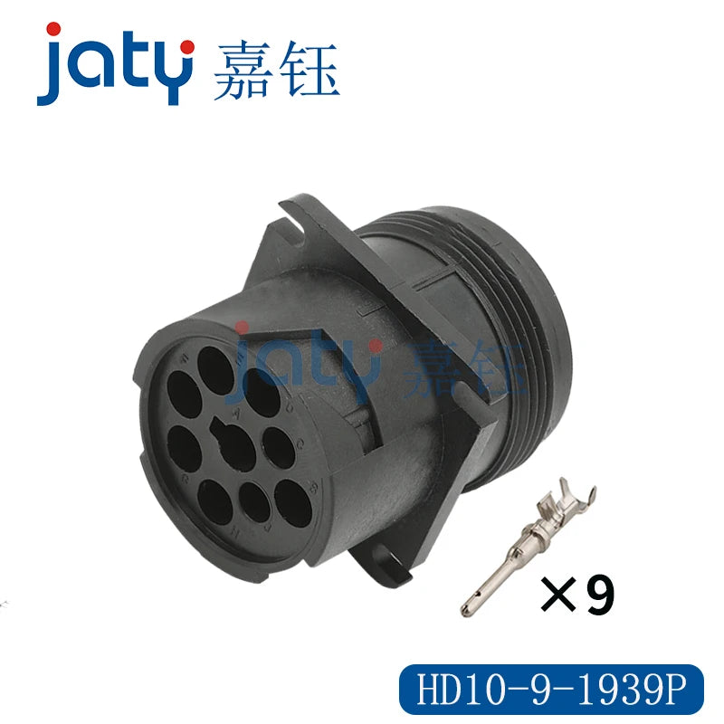 1set Grey Deutsch 9 Pin HD10 Series New ROHS Waterproof Auto Connector Diagnosctic Tool Circular Connector HD16-9-96S HD10-9-96P