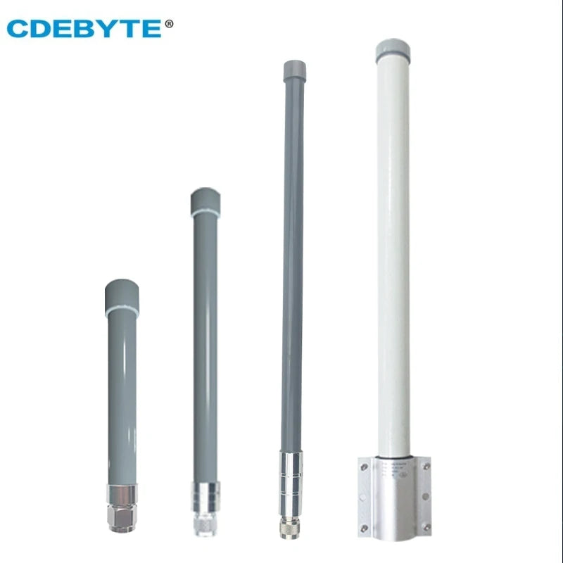 Wifi Lora Outdoor Fiberglass Antenna 868/915MHZ CDEBYTE TX915-BLG-26 N-J Connector 3-6dBi Waterproof for Router Modem Aerial