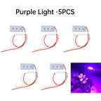 5pcs High Brightness 1.5W 5V LED 5730 SMD Color Lamp Bead Light Board Bulb With Line Red Yellow Green Blue Warm White Light