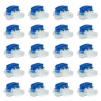 20/22pcs Waterproof Cable Clamps Wire Connectors For Garden Auto Lawn Mower 3 Pore Terminal Blocks Robotic Lawnmower Connectors