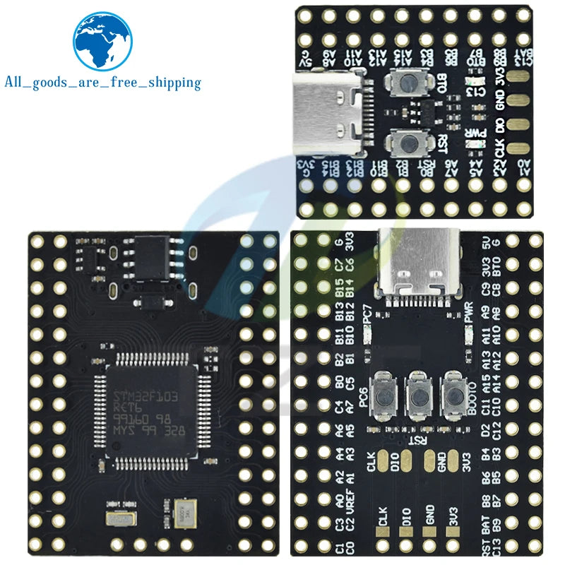 STM32F103C8T6/RCT6 STM32F401RET6 CH340 Development Board Microcontroller Core Board ARM Architecture Minimum System Correx-M3