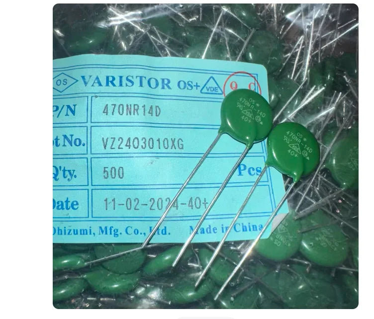 Varistor OS 470NR-14D 470V Sheet Diameter 14MM Equivalent to 14D471