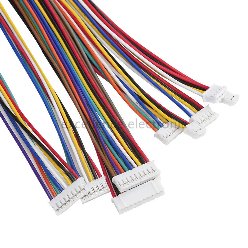 5Pcs PH2.0 Connector Cable 26AWG 10/20/30cm Double Head Terminal Wire, Same/Reverse Side Jumper Cable for Arduino Electronics
