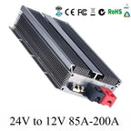 24 Volt to 12 Volt 24V to 12V 85A-300A Step Down Converter Voltage Regulator DC/DC Buck Transformer Power Supply CE Waterproof