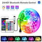 RGB Led Strip Lights 5m 10m 20m 30m Led Room Light with APP Control Flexible Ribbon Luces Led Tape for Room Bedroom Decoration