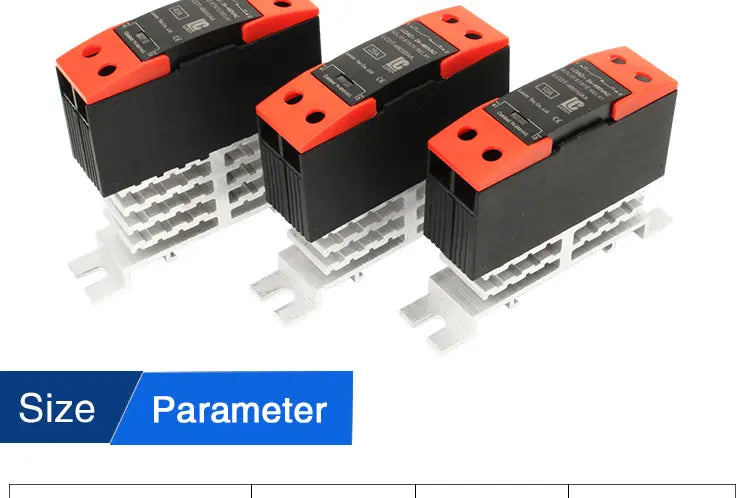 LCTC 10A 25A 40A DIN Rail Solid State Relay Single Phase SSR With Heatsink DC Control AC/ AC Control AC/ DC Control DC