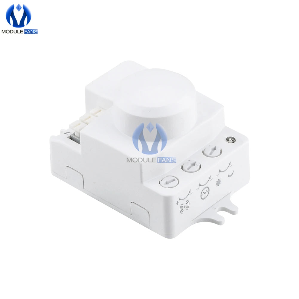 AC 220V 5.8GHz Microwave Radar Sensor Switch Human Body Motion Induction Sensor for LED Light Sensors Switches