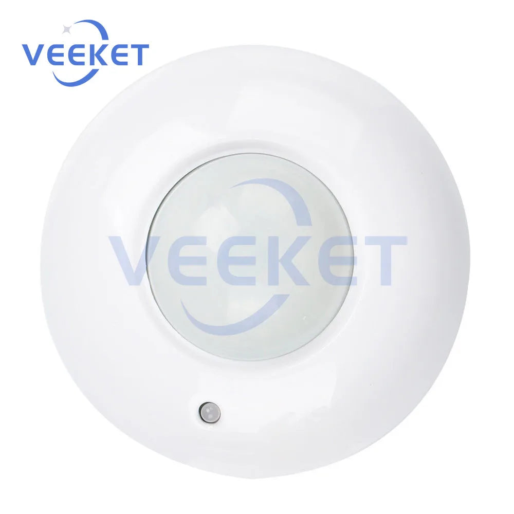 PIR Infrared Sensing AC110-240V 10A 360 Degree Motion Sensor 5s-10min Delay Adjustable Photosensitive Adjustable