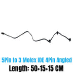 Modular Power Cable for Cooler Master V850, V750, V650, V550 GOLD Power, PCIe 8Pin 6+2, CPU 4+4, SATA, Molex IDE 4Pin, ATX 24Pin
