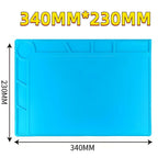 Repair Pad ESD Insulation Soldering Mat Heat Resistant Soldering Station Silicon Work Pad Phone Repair Tool Kit Desk Platform