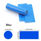 200pcs 21700 Battery Films Insulated Shrinkable Sleeve Protect Cover Precut PVC Heat Shrink Tube for Batteries Wrap Sleeving