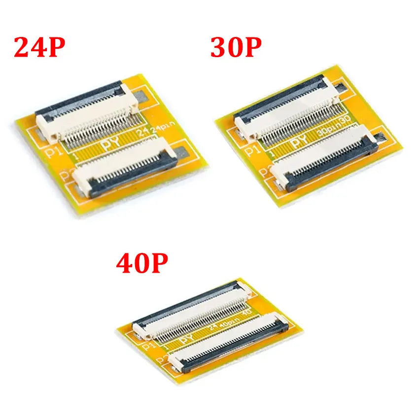 1 Pieces FPC FFC Flexible Flat Cable Extension Board Adapter 1.0mm Pitch 4 5 6 8 10 12 14 15 16 22 24 26 28 30~40 Pin Connector
