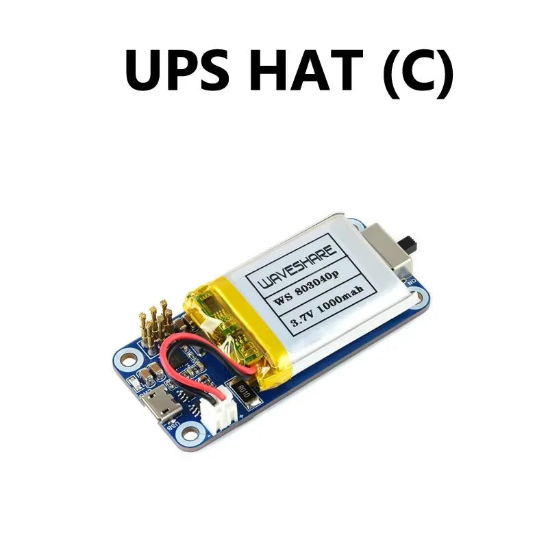Waveshare UPS HAT (C) Uninterruptible Power Supply UPS HAT For Raspberry Pi Zero UPS