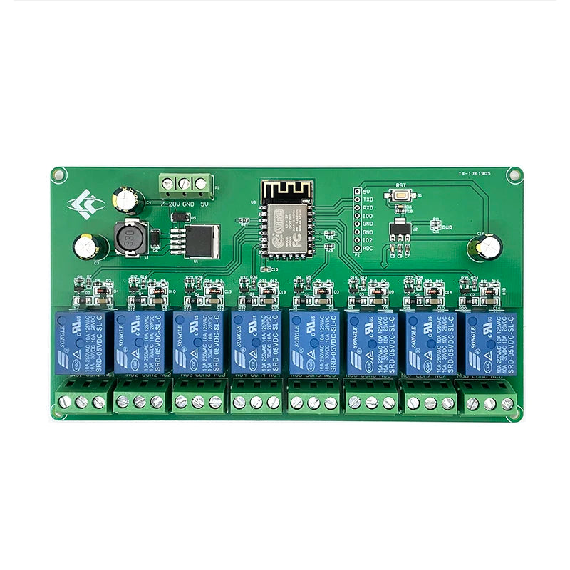 ESP8266 / ESP32 WIFI 8 Channel Relay Module Esp-12F / ESP32 Development Board DC 5V / 7-28V