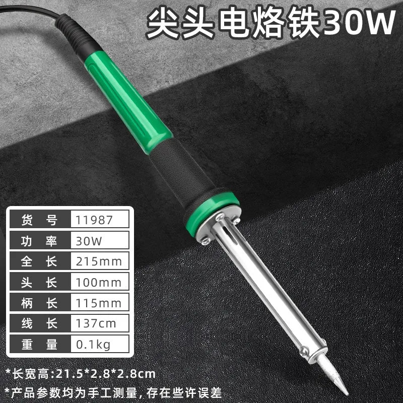 Tuosen 30/40/60/80/100/150W high-power soldering iron with pointed flat head soldering iron 200-240V