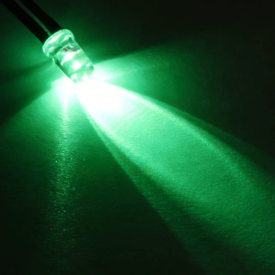 10/20PCS 5mm LED Diode Kit UV Prewired 5V 12 V Light Emitting Indicator RC Lamp Warm White Red Green Blue Yellow Orange Purple P