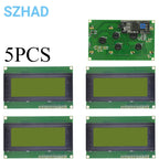 1-10PCS 2004A LCD Display Module I2C IIC Interface 20x4 Character Screen 3.3V 5V Blue Yellow-Green Backlight for Arduino