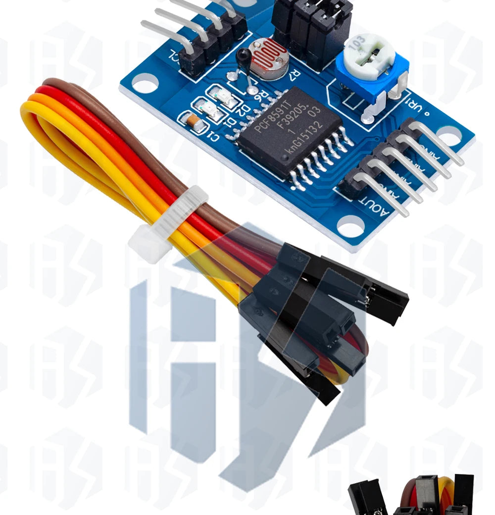PCF8591 AD / DA Conversion of to Digital /Digital-to- Converter Module Temperature Illumination