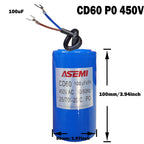 CD60 300uf 450vac P0 Startup Capacitor ASEMI 50uF 75uF 100uF 200uF 250uF 300uF 350uF 400uF 450uF 500uF 800uF