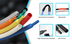 1~10m 3:1 Heat Shrink Tubing With Glue 1.6~ 50mm Transparent Double Wall Adhensive Polyolefin Sleeve Lined Wire Cable Protector