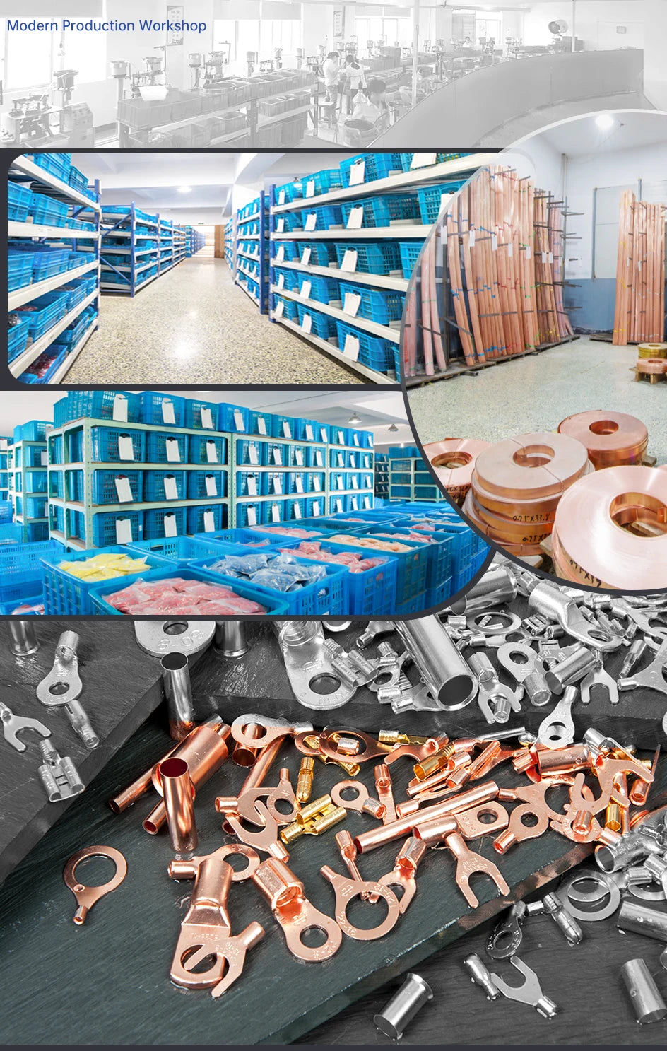 Insulated Twin Cord End Terminal Block Double Wire Ferrules Pure Copper Dual Pipe Cold Press Connector Use For 0.5-16mm2 Cable