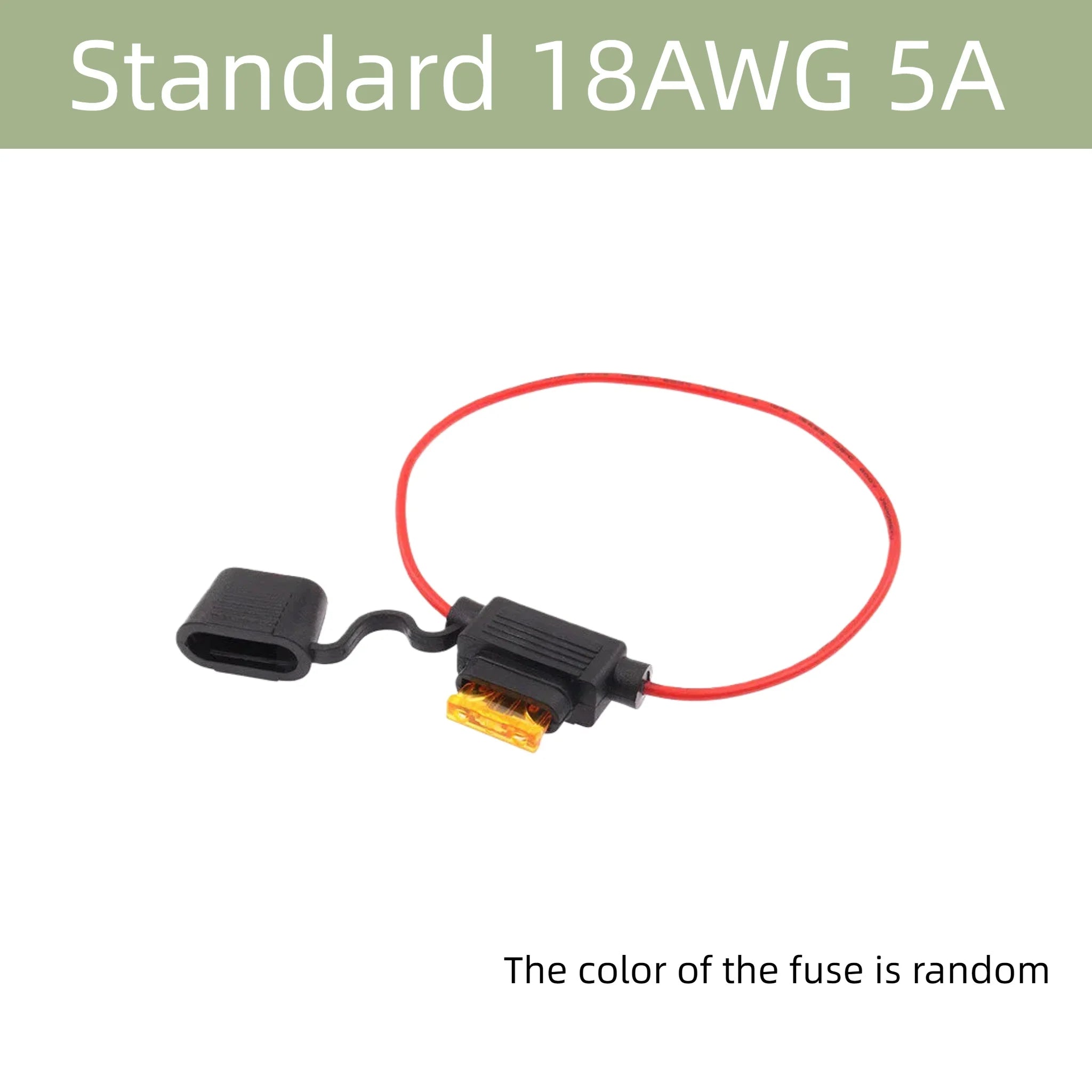 5/10PCS Waterproof Fuse Holder 32V Mini Small Medium Auto 18/1614/12/10AWG and Car Blade Fuse 5A 10A 15A 20A 30A