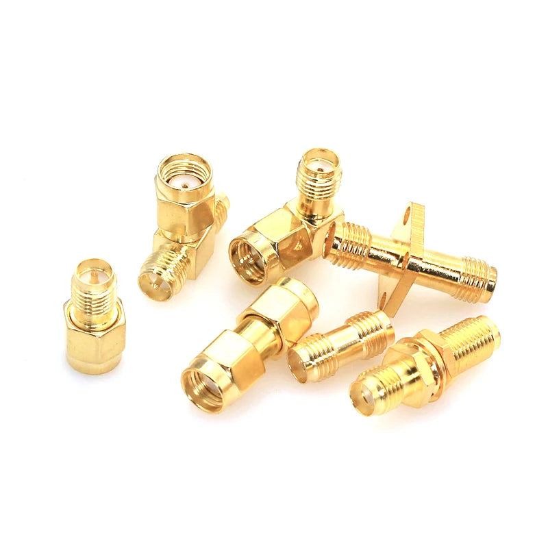 1-10Pcs Javino SMA to SMA male female RP SMA to SMA male RPSMA Connector RF adapter SMA-J adapter SMA-K