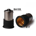 BA15S TO E12 E14 E17 E27 MR16 GU10  Light Socket Adapter LED CFL Lamp Holder Light Socket Converter Extension Adapter